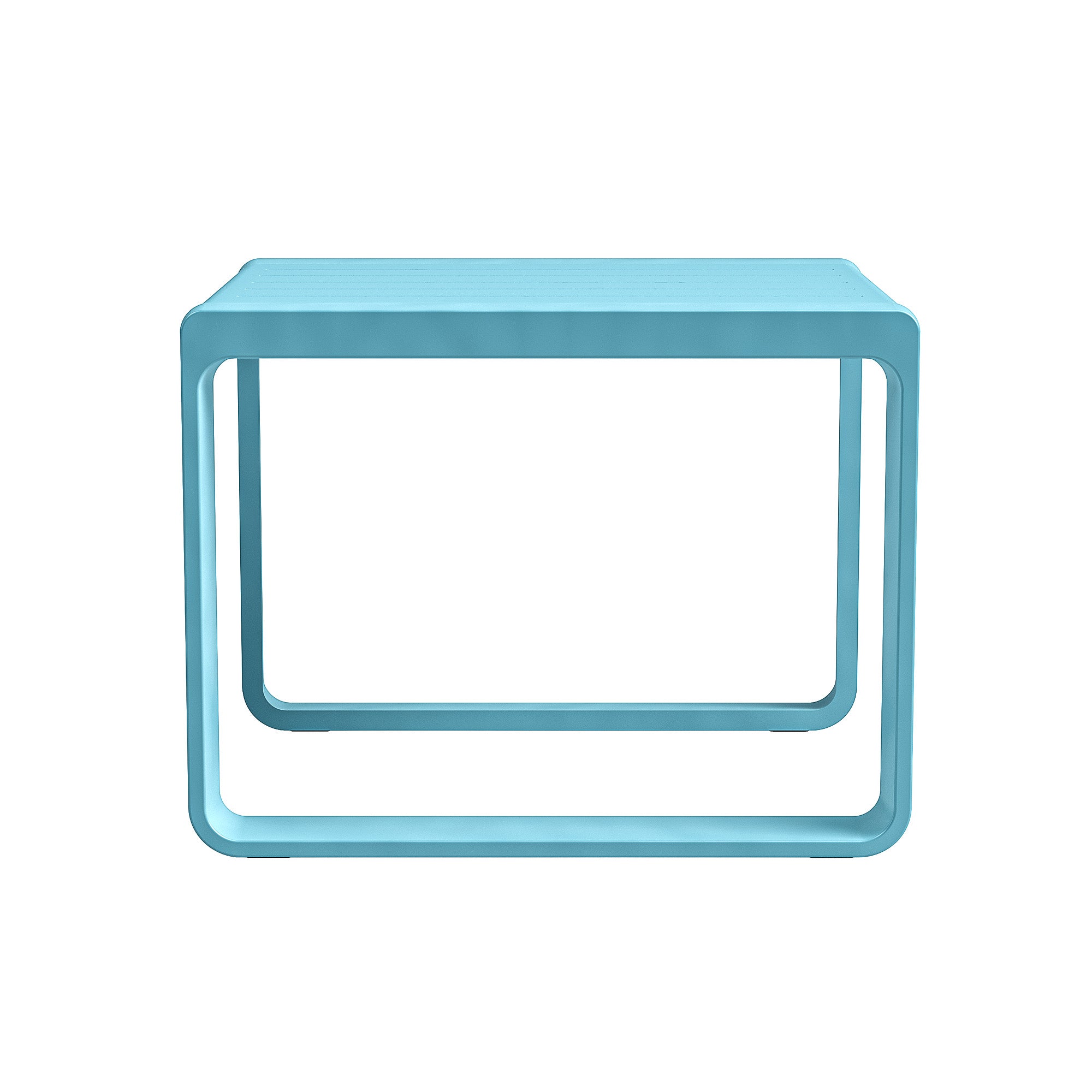 Ricki 5 Piece Modern Patio or Poolside Set - Tiffany Blue