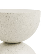 Alina Side Table - Stone White, Indoor/Outdoor