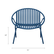 Rio Lounge Chair - Berry Blue, Indoor/Outdoor