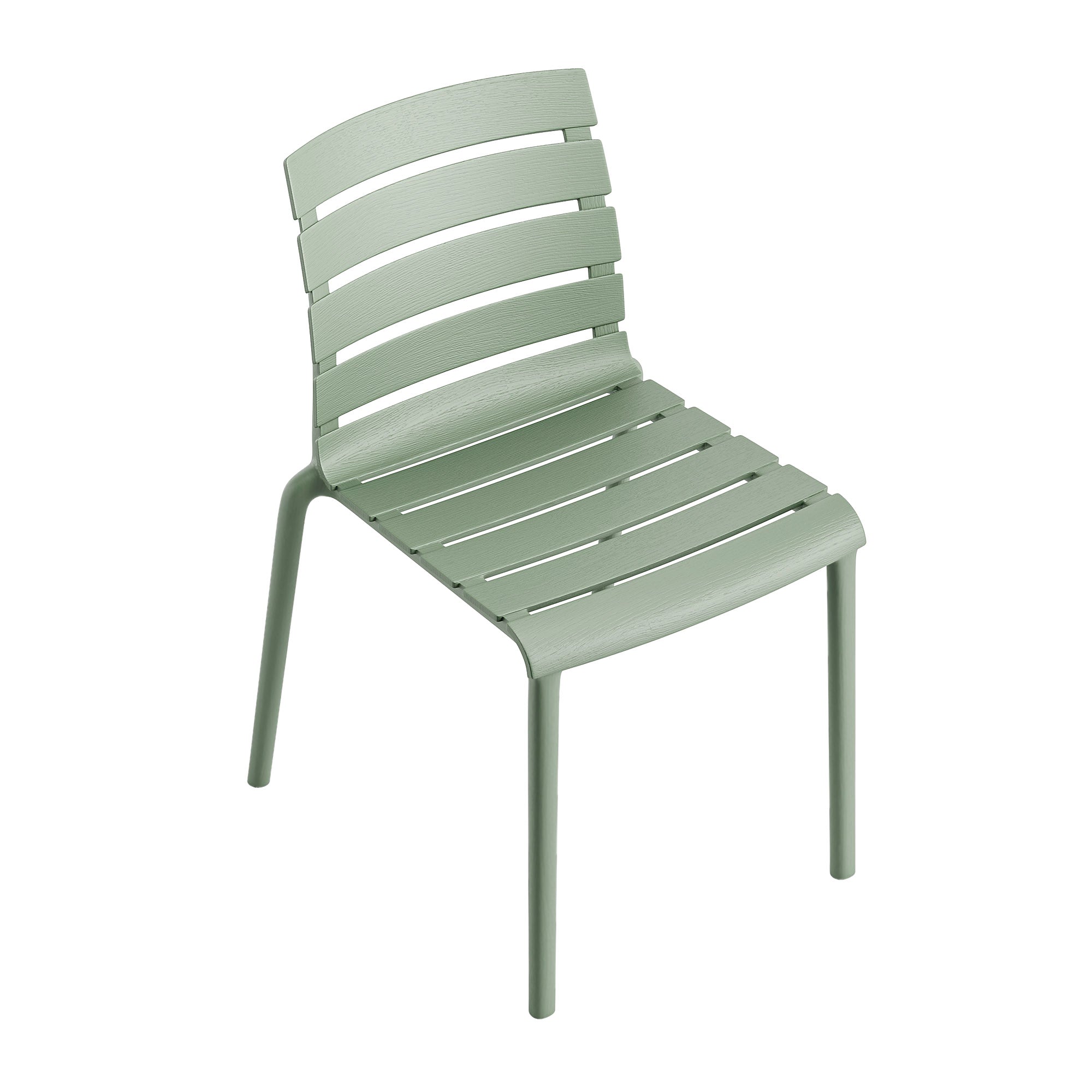Rylan Stackable Chair - Aloe Green, Indoor/Outdoor - Set of 4