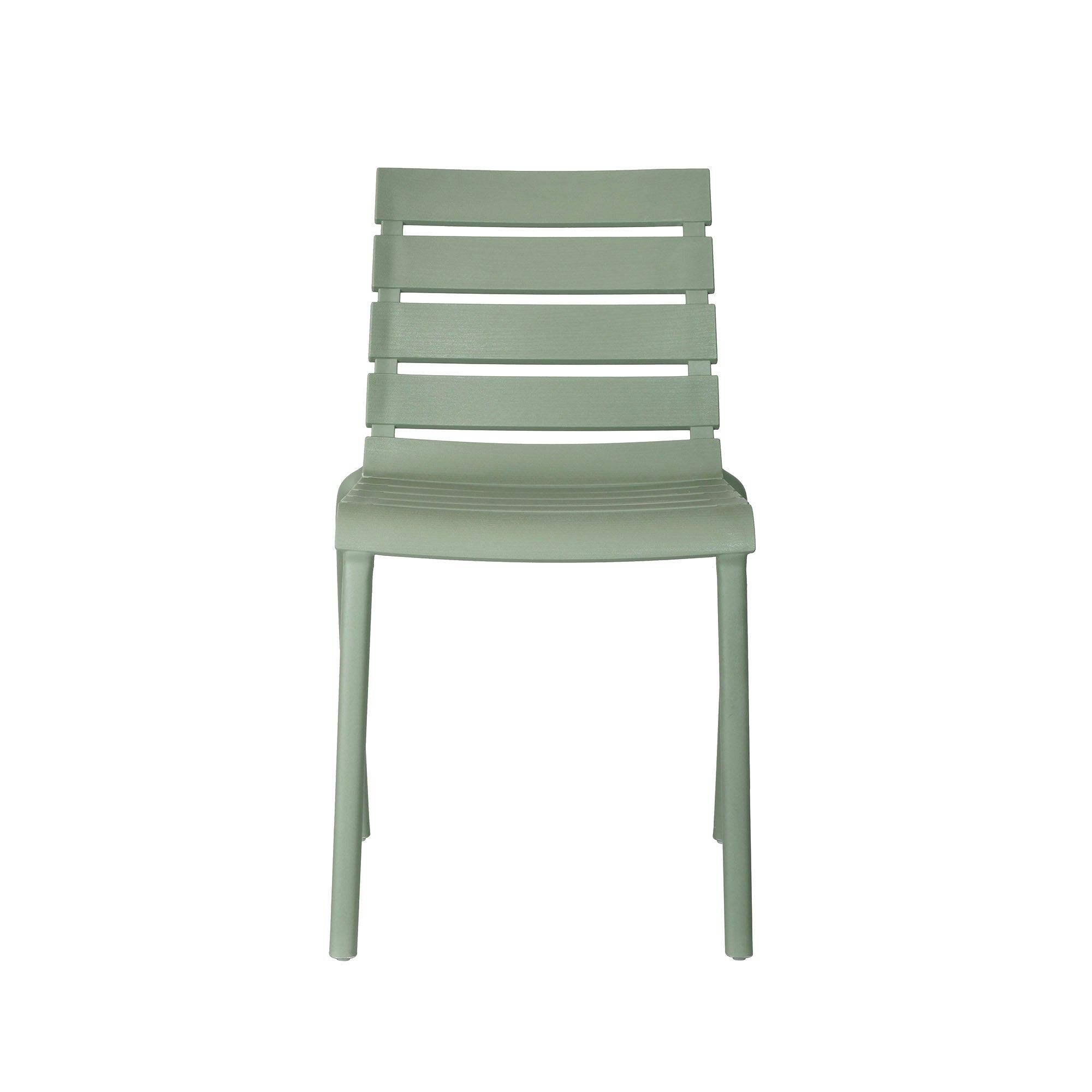 Rylan Stackable Chair - Aloe Green, Indoor/Outdoor - Set of 4