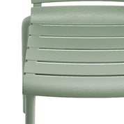 Rylan Stackable Chair - Aloe Green, Indoor/Outdoor - Set of 4
