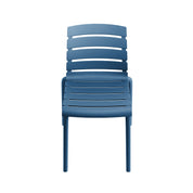 Rylan Stackable Chair - Berry Blue, Indoor/Outdoor - Set of 4