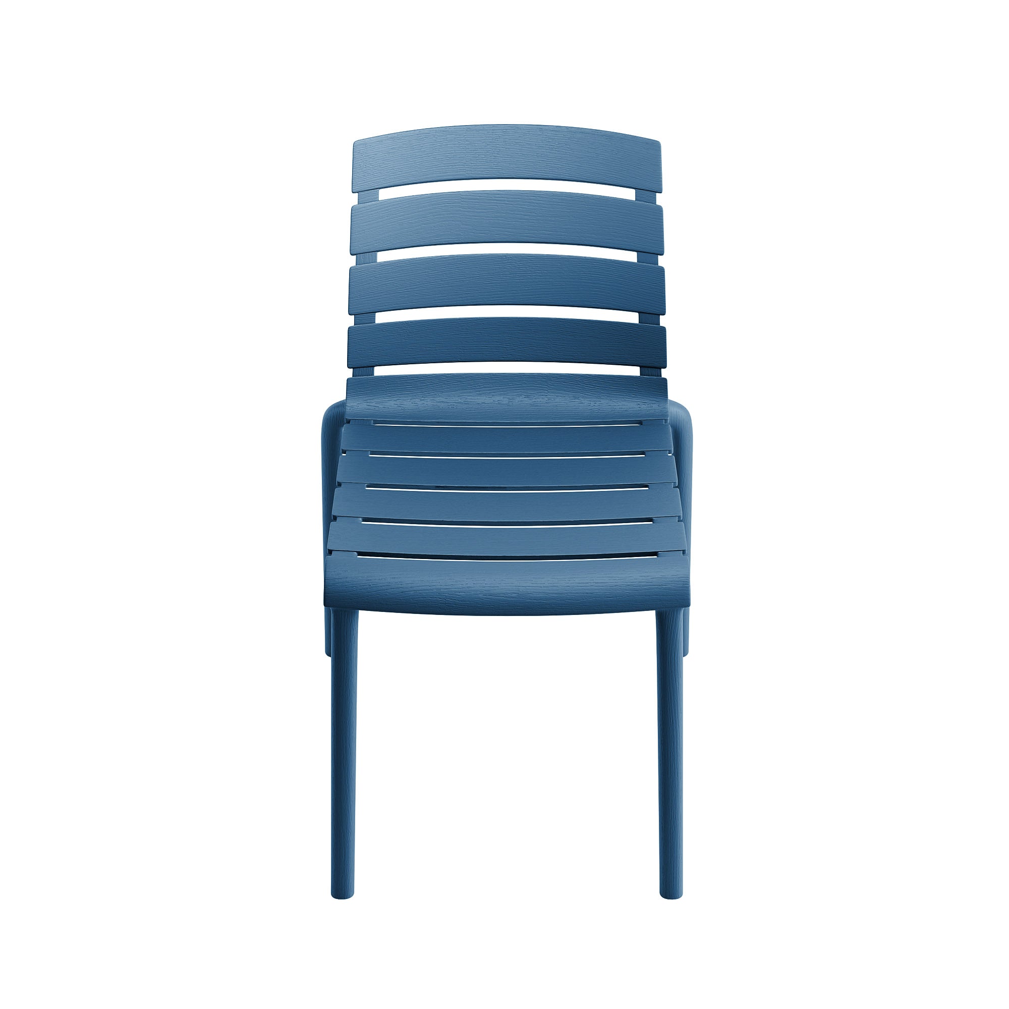 Rylan Stackable Chair - Berry Blue, Indoor/Outdoor - Set of 4