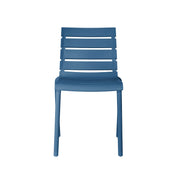 Rylan Stackable Chair - Berry Blue, Indoor/Outdoor - Set of 4