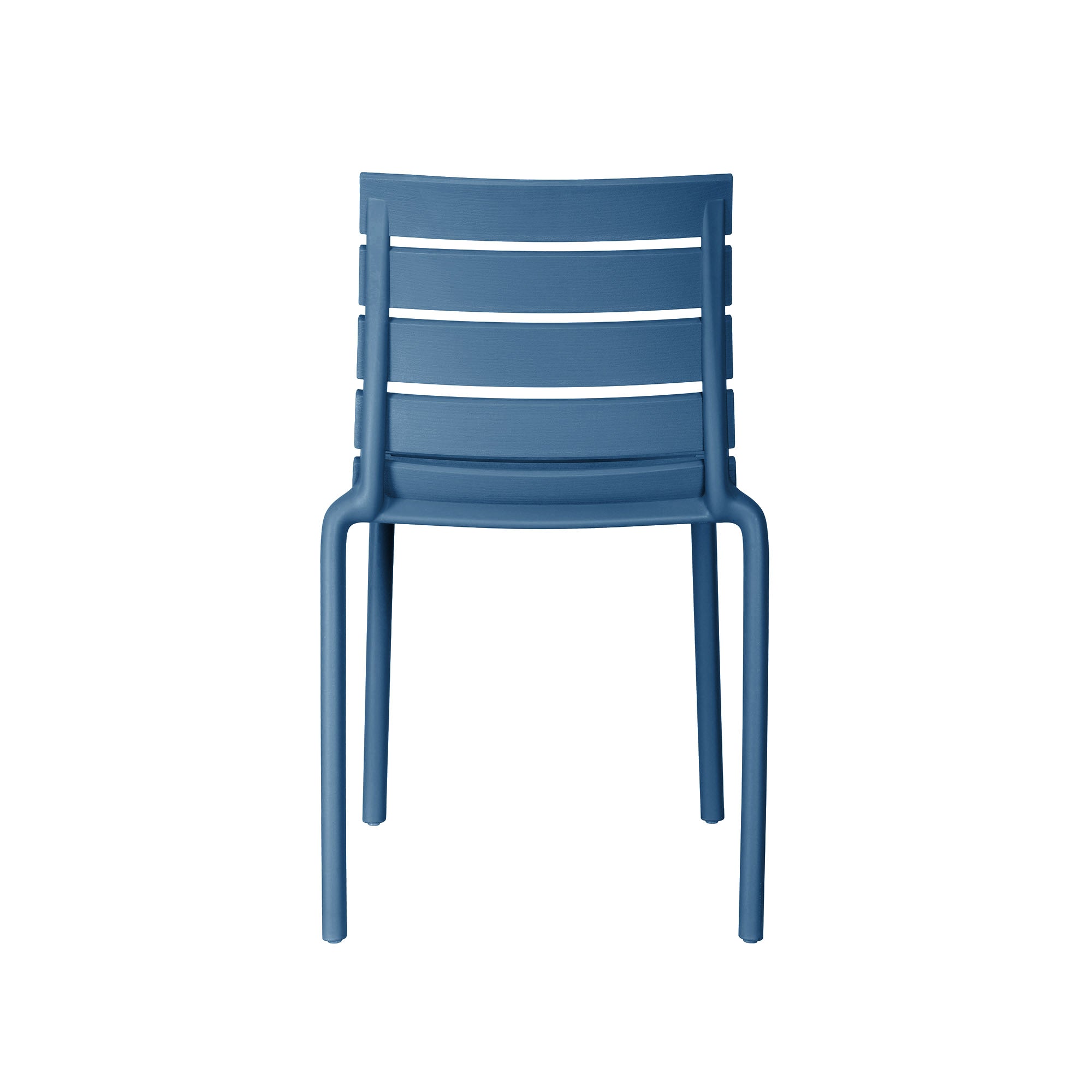 Rylan Stackable Chair - Berry Blue, Indoor/Outdoor - Set of 4