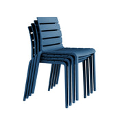 Rylan Stackable Chair - Berry Blue, Indoor/Outdoor - Set of 4