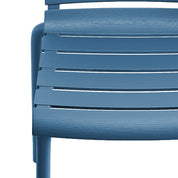 Rylan Stackable Chair - Berry Blue, Indoor/Outdoor - Set of 4