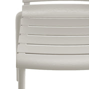 Rylan Stackable Chair - Cement Gray, Indoor/Outdoor - Set of 2