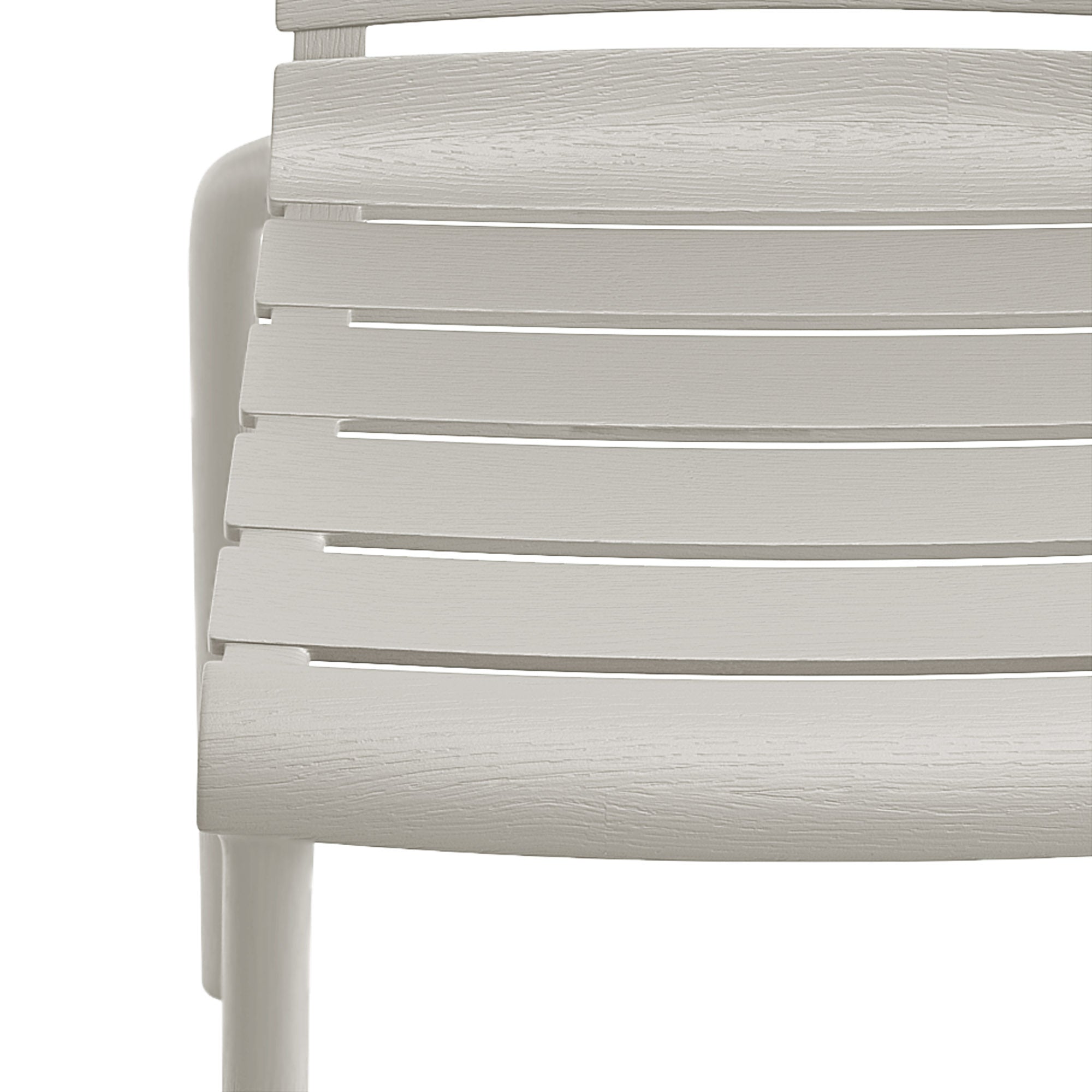 Rylan Stackable Chair - Cement Gray, Indoor/Outdoor - Set of 2