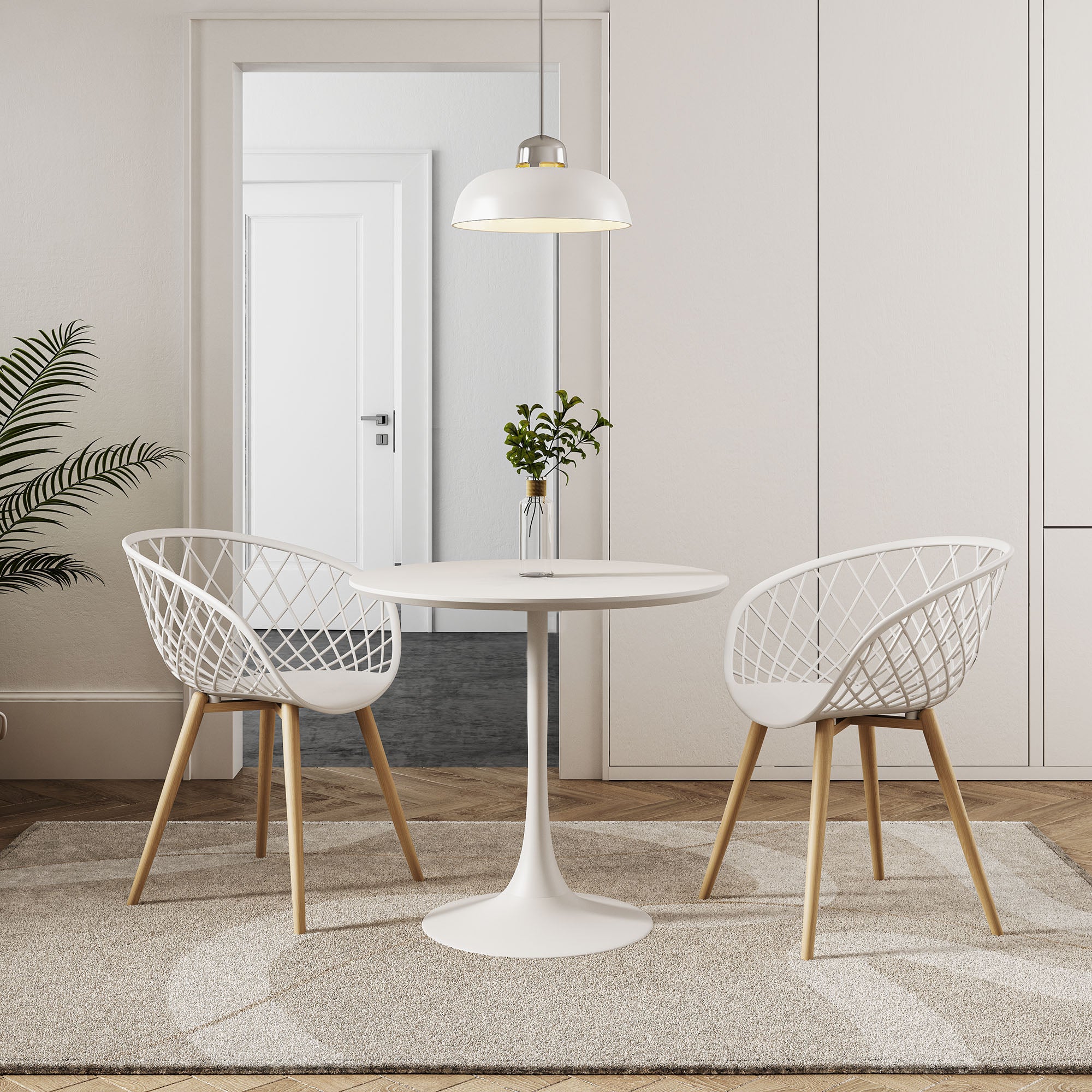 Kurv® Café Table - White