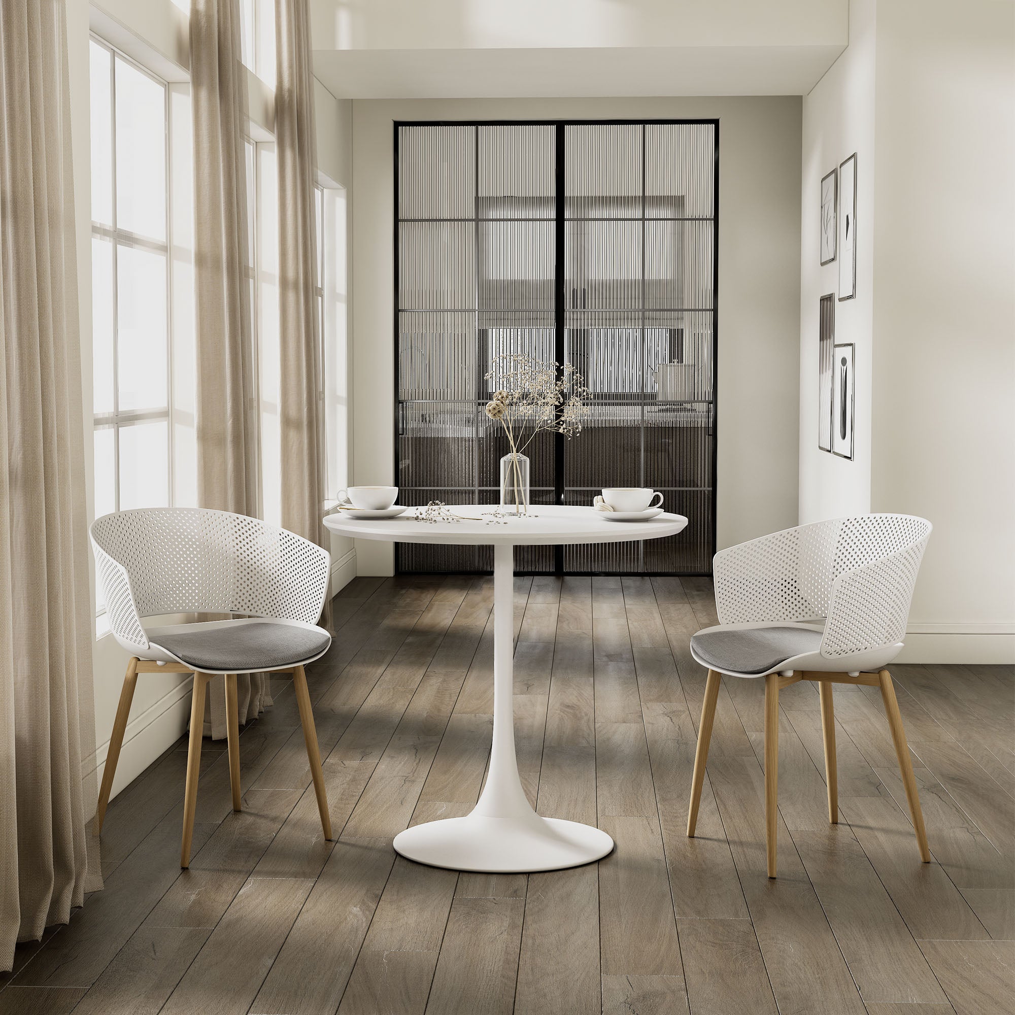 Kurv® Café Table - White