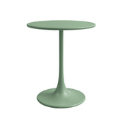 Kurv® Bistro Table - All Steel - Aloe Green, Indoor/Outdoor