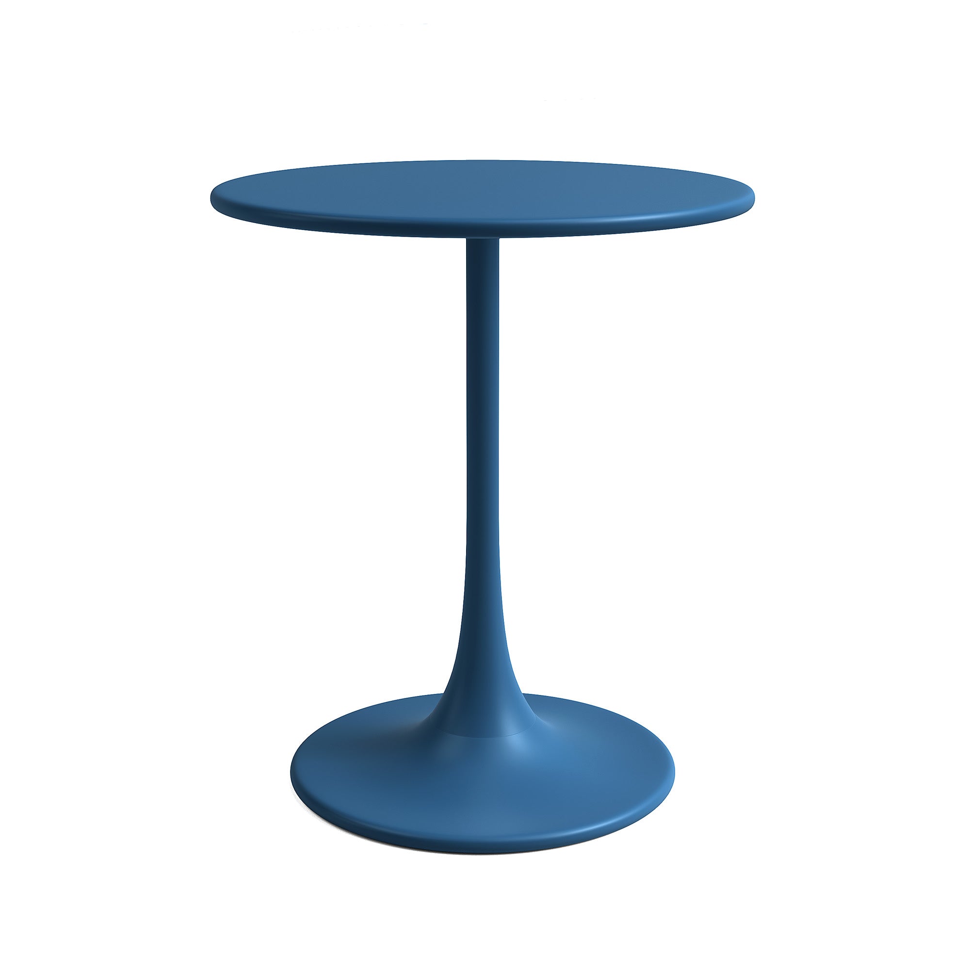 Kurv® Bistro Table - All Steel - Berry Blue, Indoor/Outdoor
