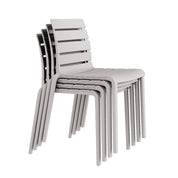 Rylan Stackable Chair - Cement Gray, Indoor/Outdoor - Set of 2