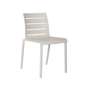 Rylan Stackable Chair - Cement Gray, Indoor/Outdoor - Set of 2