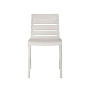 Rylan Stackable Chair - Cement Gray, Indoor/Outdoor - Set of 2