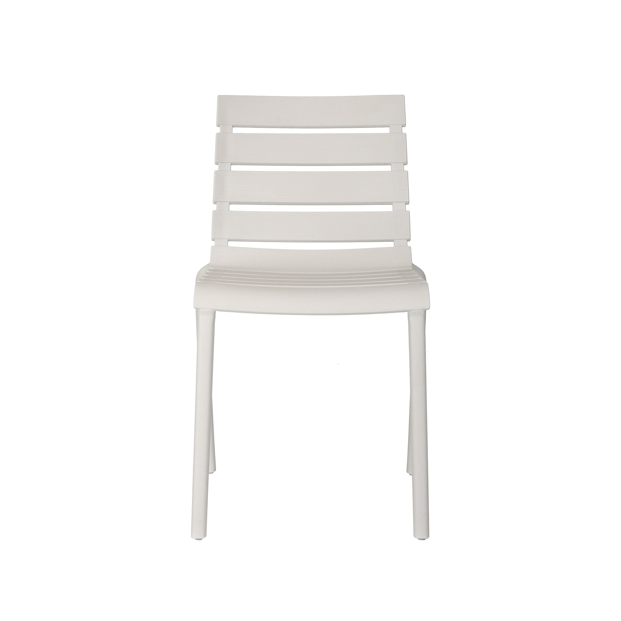 Rylan Stackable Chair - Cement Gray, Indoor/Outdoor - Set of 2