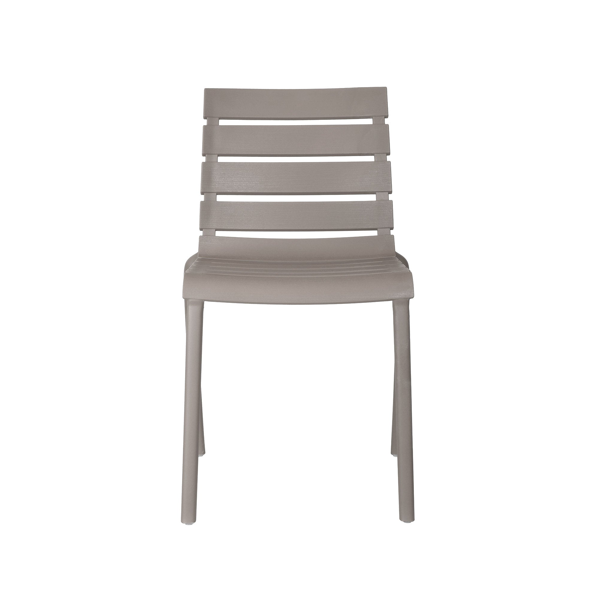 Rylan Indoor and Outdoor Stackable Chair - Rustic Taupe - Set of 4