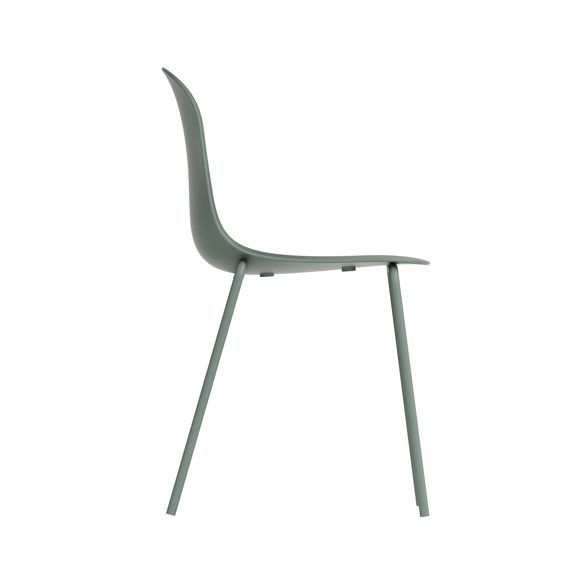Serena Stackable Chair - Aloe Green, Indoor/Outdoor - Set of 4