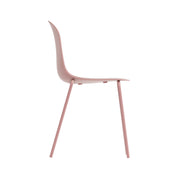Serena Stackable Chair - Dusty Pink, Indoor/Outdoor - Set of 4
