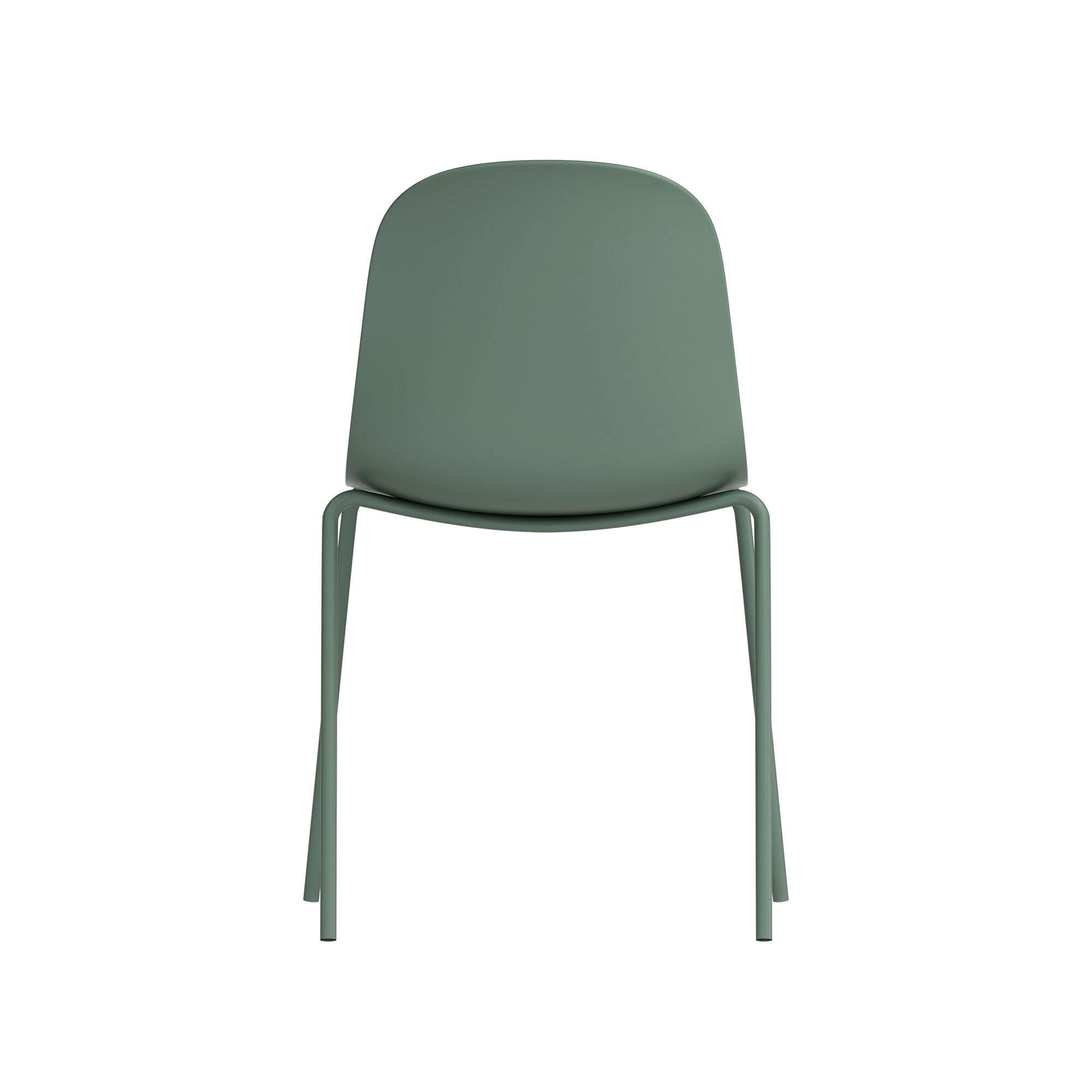 Serena Stackable Chair - Aloe Green, Indoor/Outdoor - Set of 4