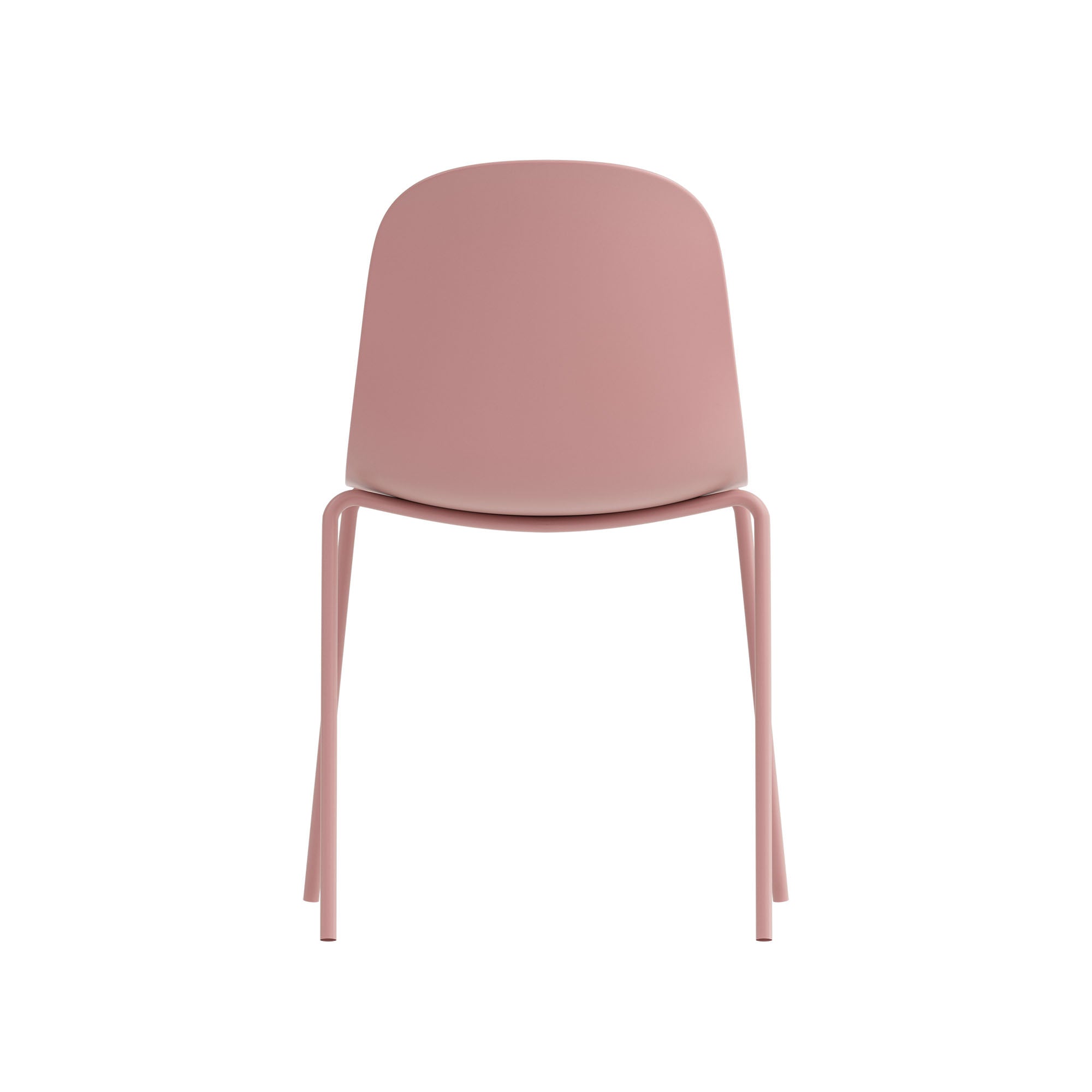 Serena Stackable Chair - Dusty Pink, Indoor/Outdoor - Set of 4