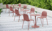 Serena Stackable Chair - Dusty Pink, Indoor/Outdoor - Set of 4