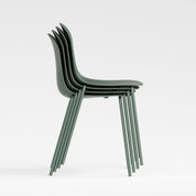 Serena Stackable Chair - Aloe Green, Indoor/Outdoor - Set of 4