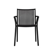 Weave Stackable Chair - Black, Indoor/Outdoor