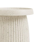 Vera Side Table - Stone White, Indoor/Outdoor