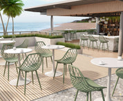 Kurv® Dining Chair - Aloe Green, Indoor/Outdoor - Set of 2