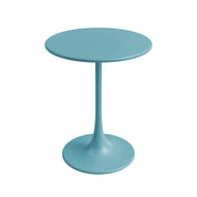 Kurv® Bistro Table - All Steel - Tiffany Blue, Indoor/Outdoor