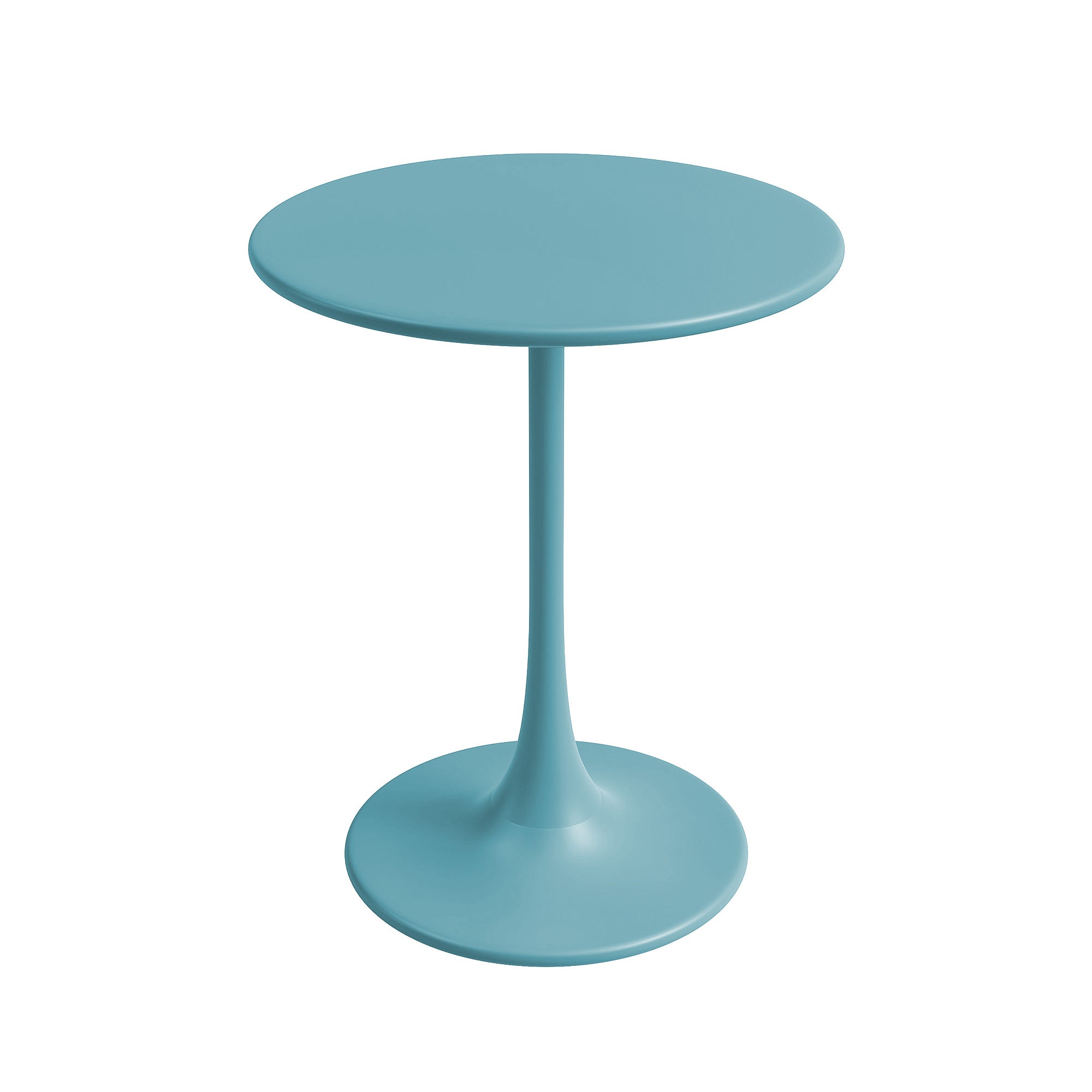 Kurv® Bistro Table - All Steel - Tiffany Blue, Indoor/Outdoor