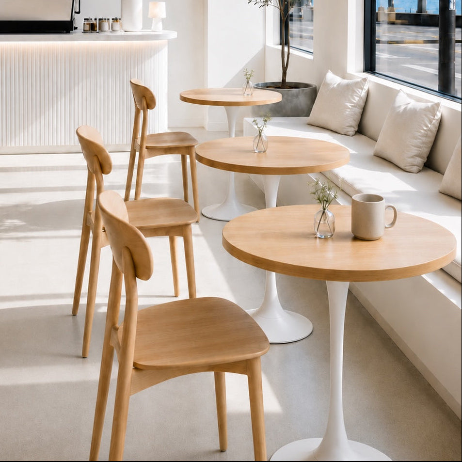 Elise Round Table - White