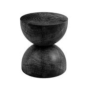 Alina Side Table - Black Pine - 14.5"D x 17.9"H