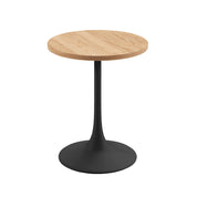 Elise Wood Top Round Table 24"D x 30"H - Berry Blue