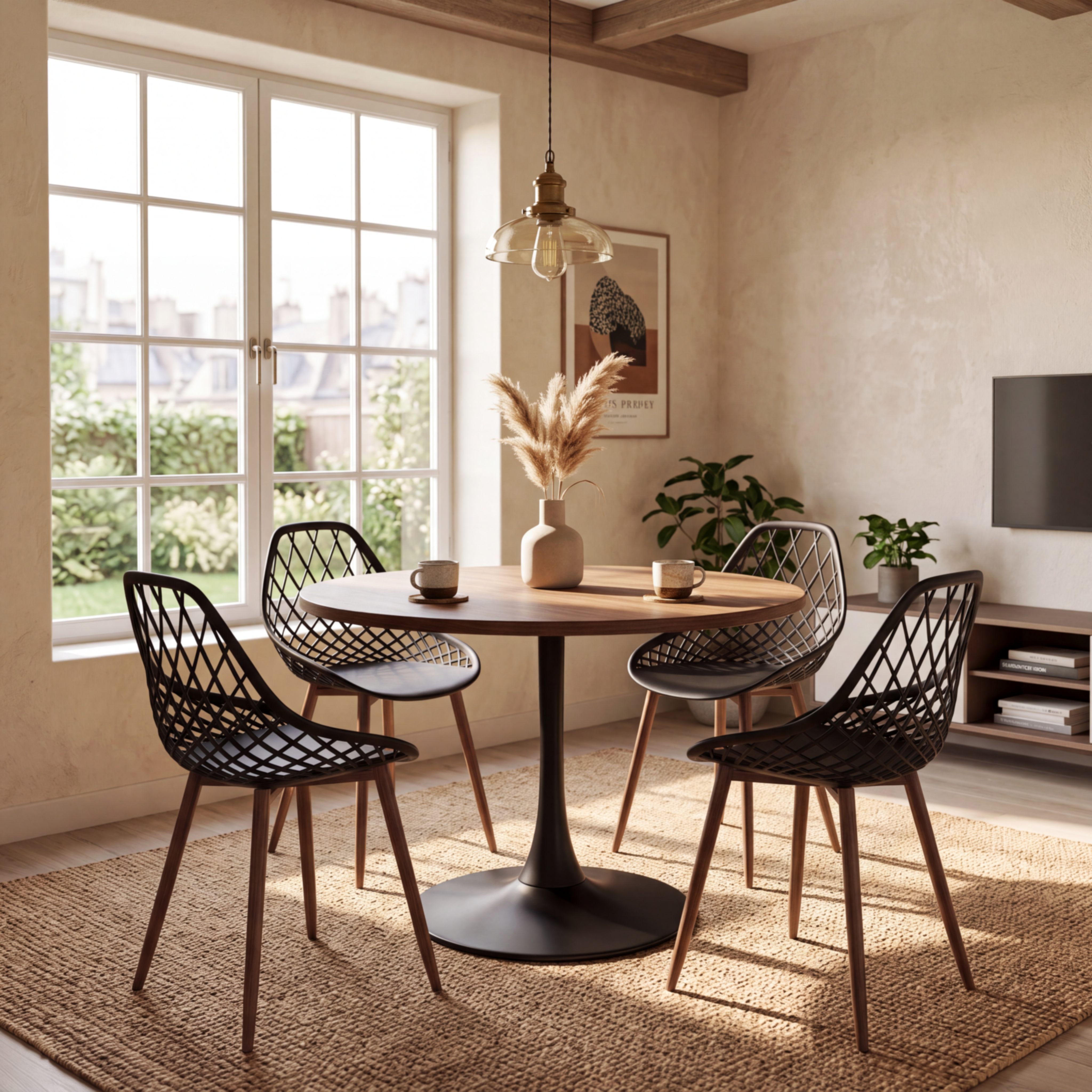 Elise Dining Table 36 in. - Black Walnut