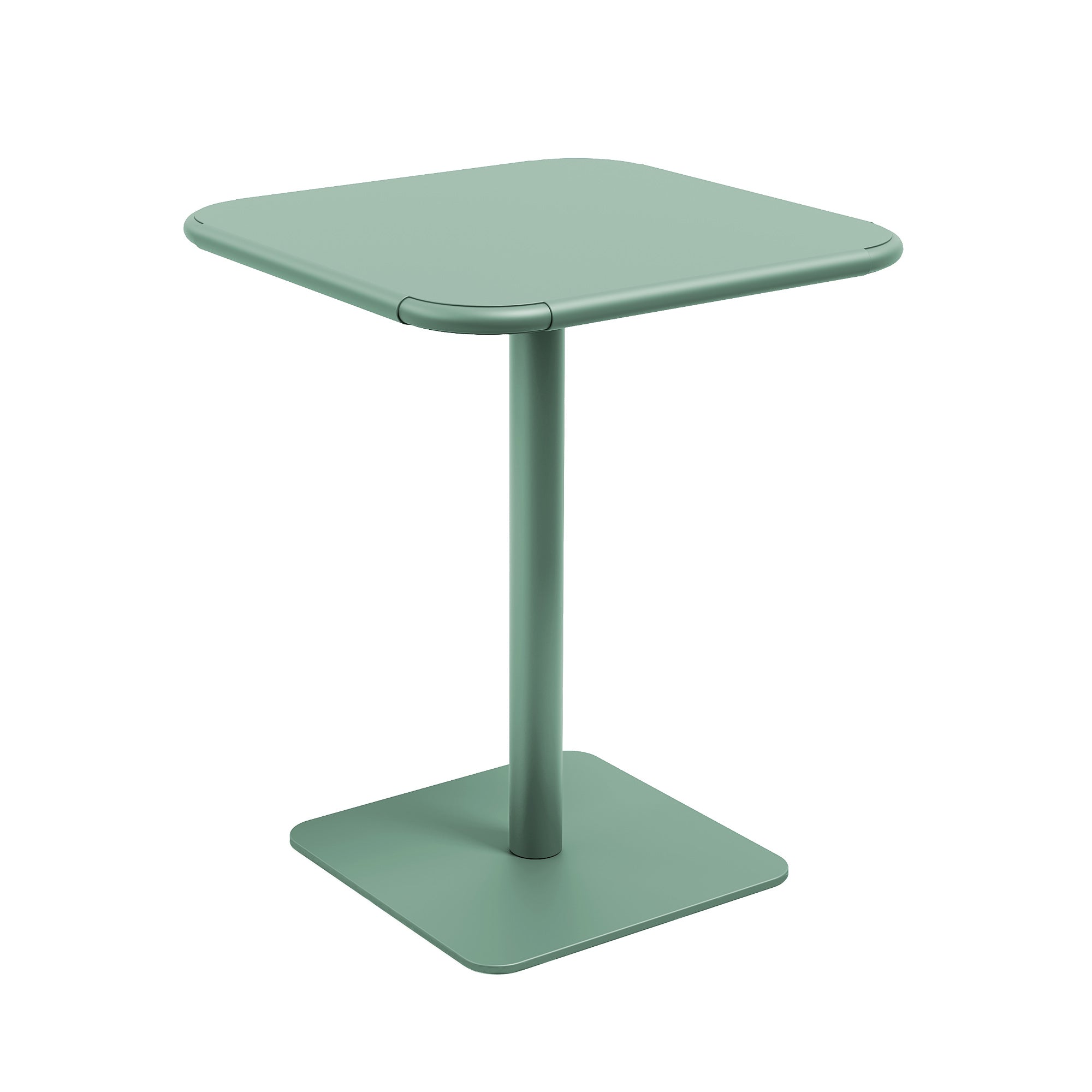 Haley Square Table - All Steel - Aloe Green, Indoor/Outdoor
