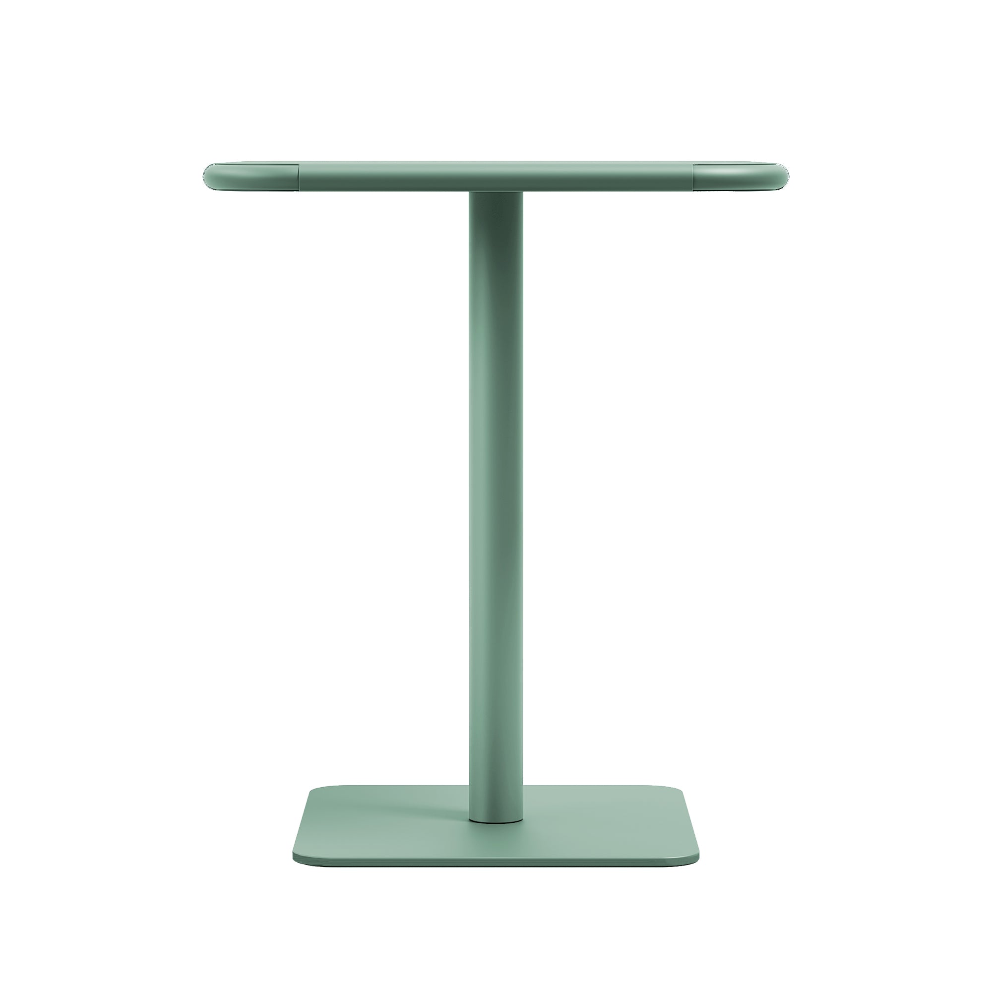 Haley Square Table - All Steel - Aloe Green, Indoor/Outdoor
