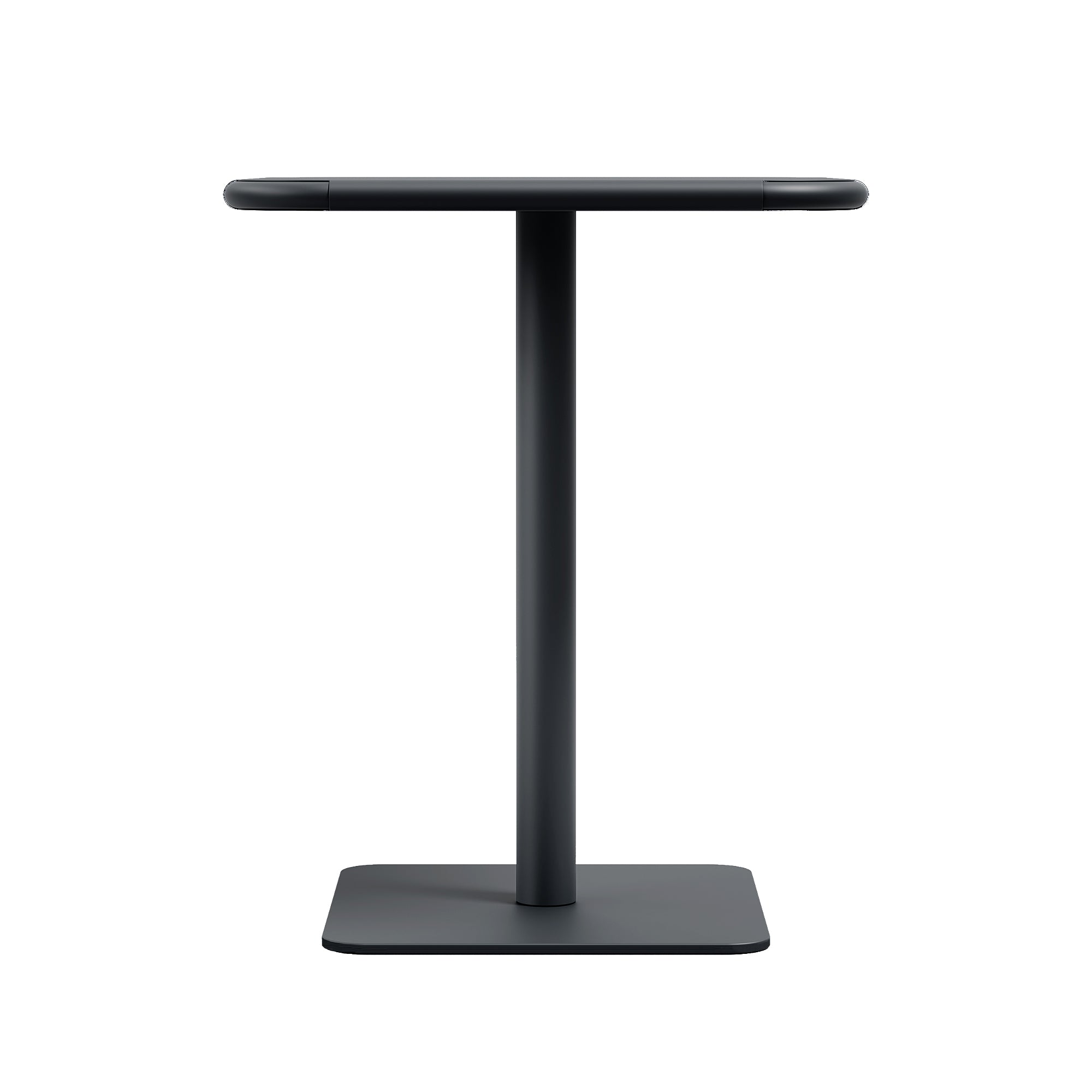 Haley Square Table - All Steel - Black, Indoor/Outdoor