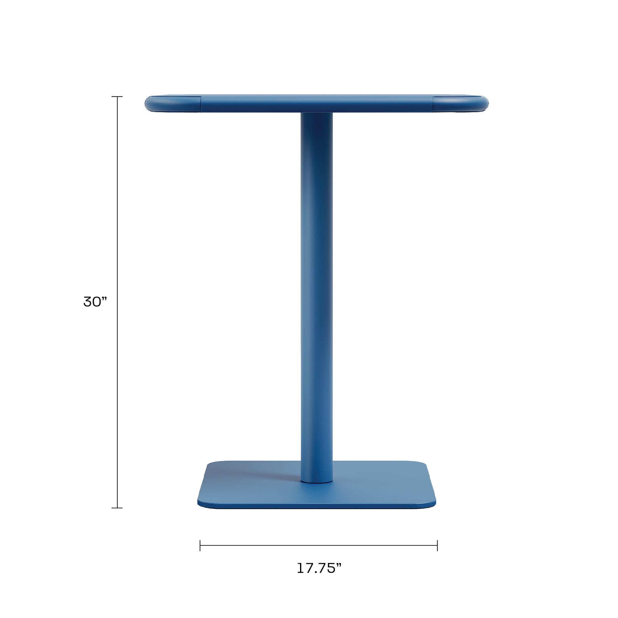 Haley Square Table - Berry Blue
