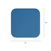 Haley Square Table - Berry Blue