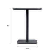 Haley Square Table - Black