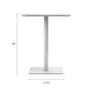 Haley Square Table - White