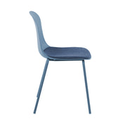 Serena Stackable Chair with Cushion - Whale Blue - Set of 4
