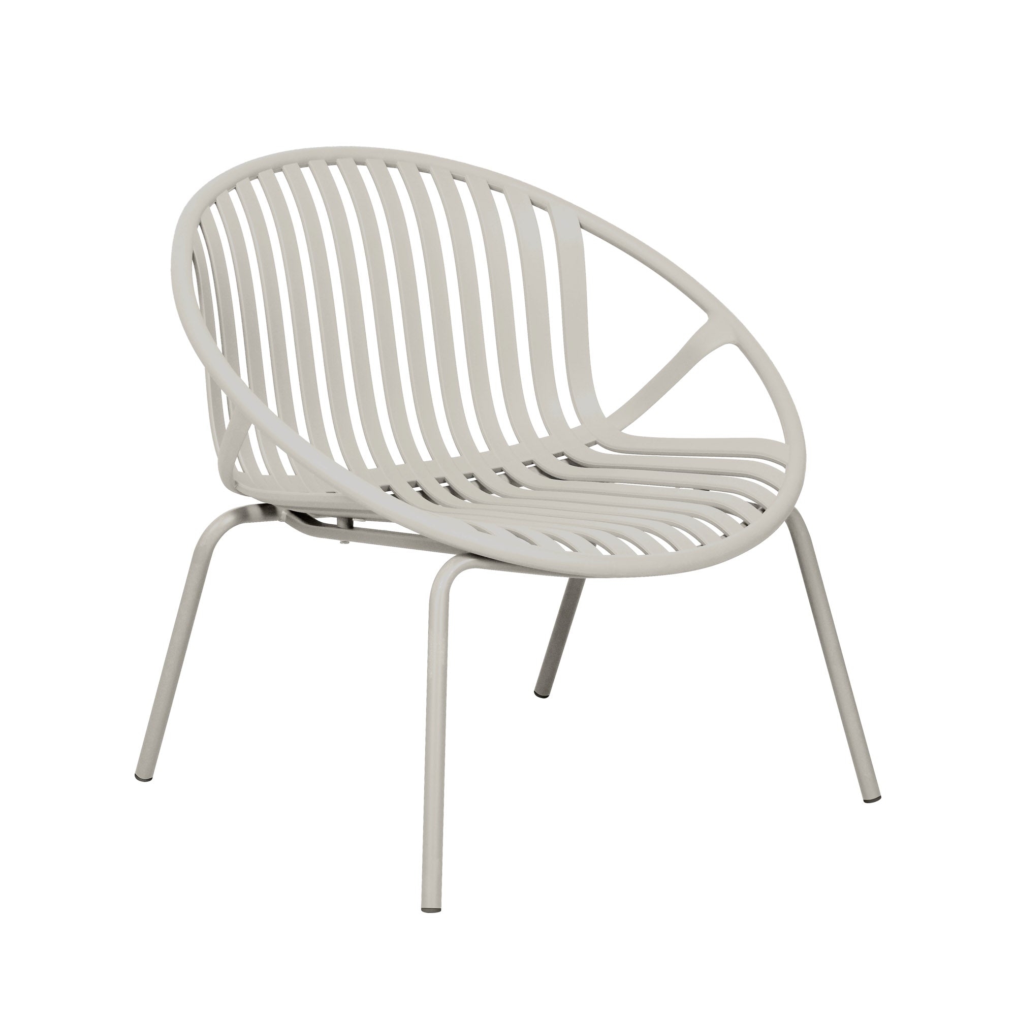 Rio Lounge Chair - Cement Gray, Indoor/Outdoor - Set of 2