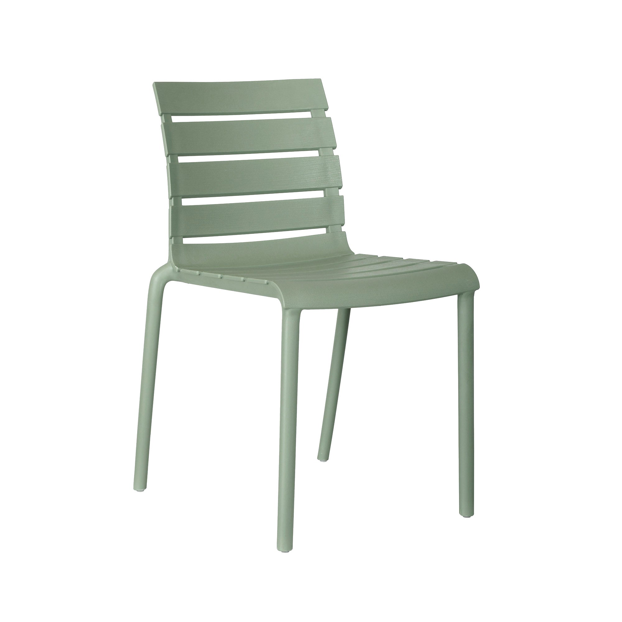 Rylan Stackable Chair - Aloe Green, Indoor/Outdoor - Set of 4