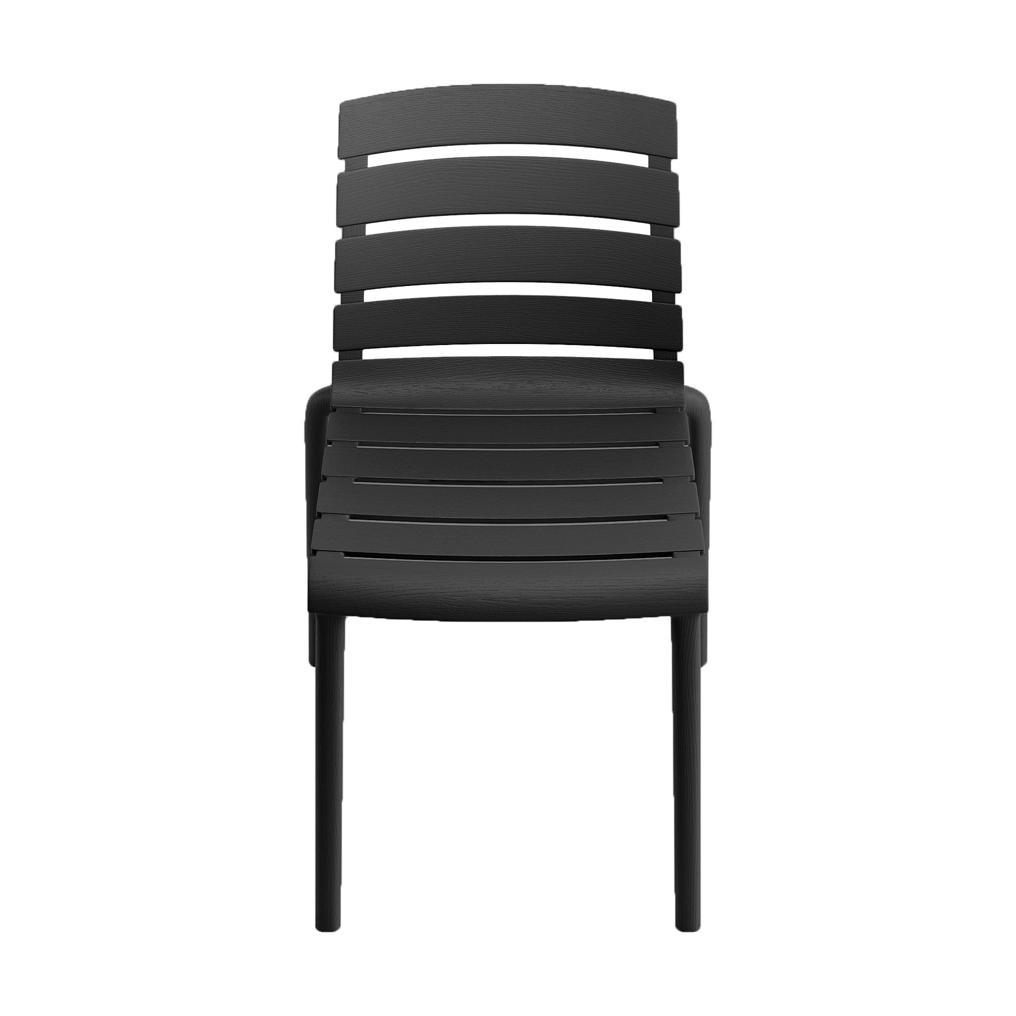 Rylan Indoor and Outdoor Stackable Chair - Black - Set of 4