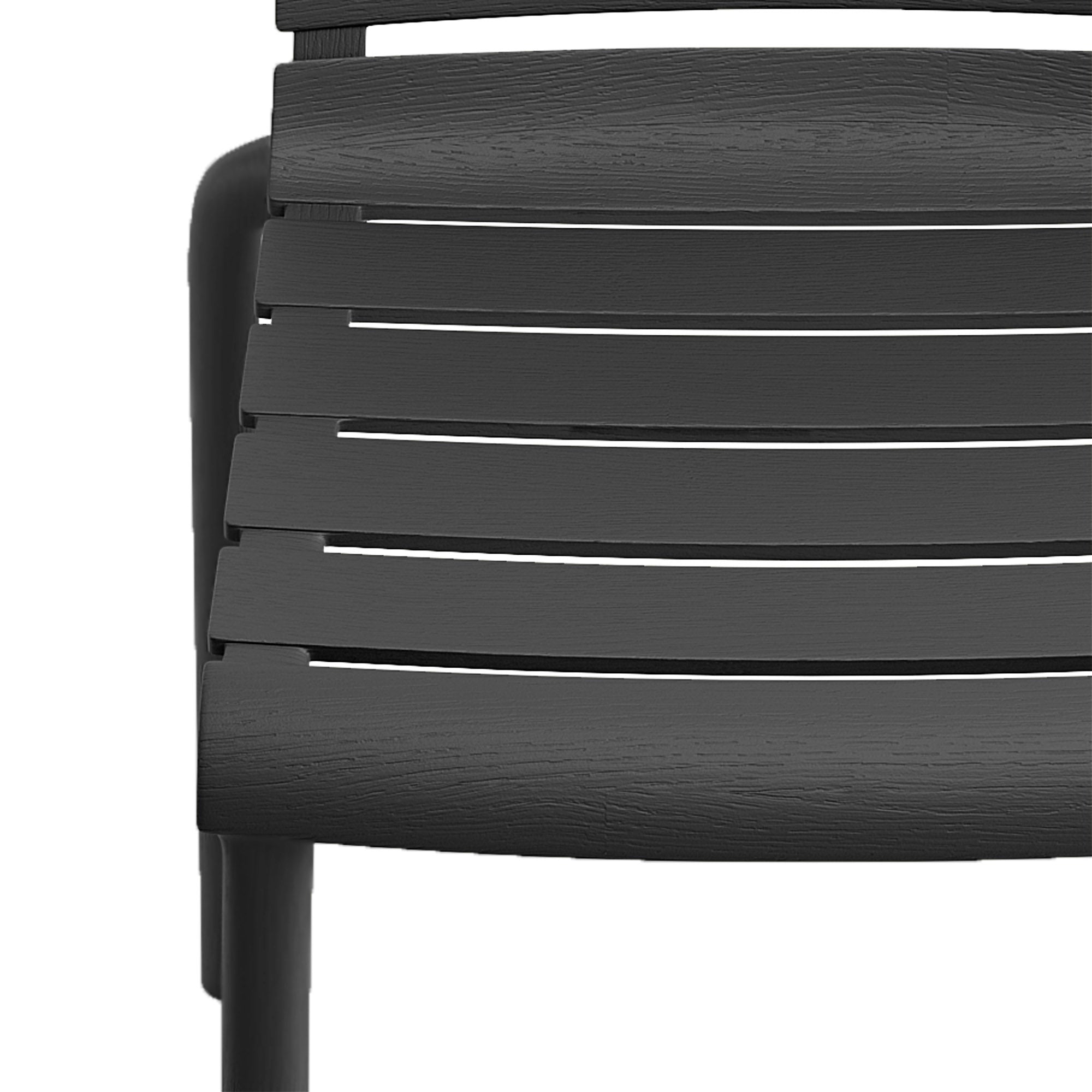 Rylan Indoor and Outdoor Stackable Chair - Black - Set of 2